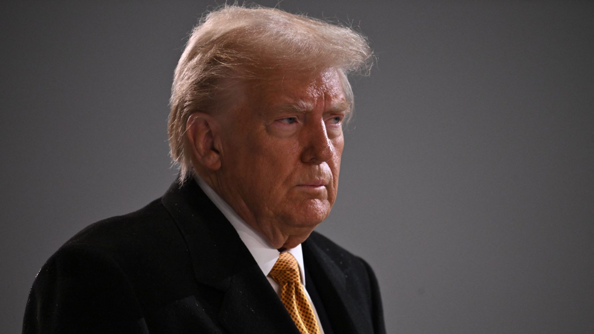 US President Elect, Donald Trump attends the welcome ceremony at official reopening ceremony of Notre-Dame Cathedral in Paris, France on December 7, 2024, after more than five-years of reconstruction work following the April 2019 fire.